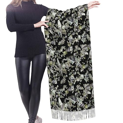 Supdreamc Cashmere Feel Scarf Soft Women Warm Cozy Scarves Multiple Colors - color: Picture (195)