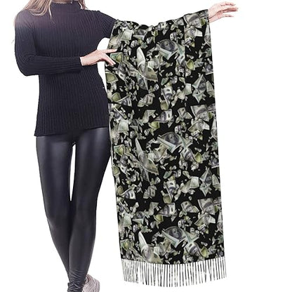 Supdreamc Cashmere Feel Scarf Soft Women Warm Cozy Scarves Multiple Colors - color: Picture (195)