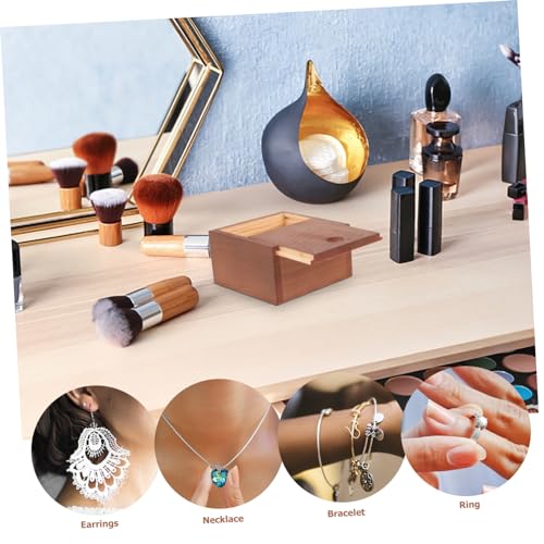 Alipis Storage Box Sliding Lid Decorative Case for Jewelry Small Trinkets and Accessories Lightweight and Compact Design for Easy Organization