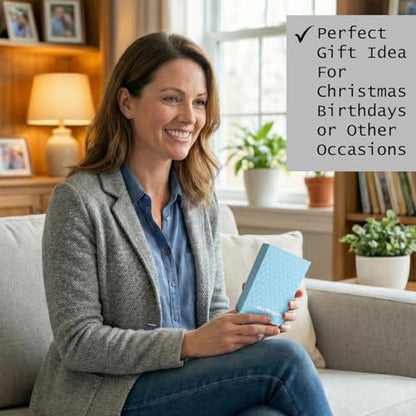 exciting Lives Positive Motivational Cards with Inspirational Quotes & Wooden Easel – 40 Daily Affirmation Desk Cards for Confidence, Mindfulness & Self-Growth