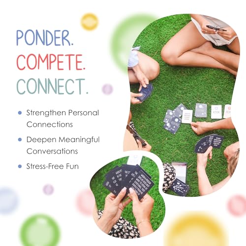 BEST Mindful Match | 500 Card Game for Adults, Teens, & Kids | Fun Family Party Game | Board Games for Adults | Mindfulness Conversation Cards | Couple Gifts | Ice Breaker for Date Night & Game Night