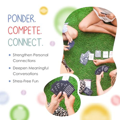 BEST Mindful Match | 500 Card Game for Adults, Teens, & Kids | Fun Family Party Game | Board Games for Adults | Mindfulness Conversation Cards | Couple Gifts | Ice Breaker for Date Night & Game Night