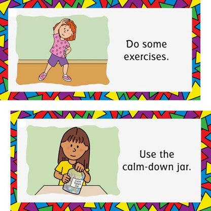 Really Good Stuff When I Am Frustrated Card Set for The Classroom or at Home Kids Activity - Grade K-3 - Help Kids Identify Emotions with Techniques on How to Manage Feelings and Emotions - style: When I Am Frustrated Cards
