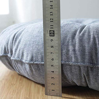 FANCY PUMPKIN Simple Modern Cushion Zafu Meditation Cushion Large Seat Cushion Floor Pillow for Home/Office, D - color: Light Pink-03