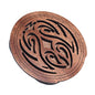 Guitar Wooden Soundhole Sound Hole Cover Block Feedback Buffer Mahogany Wood for EQ Acoustic Folk Guitars