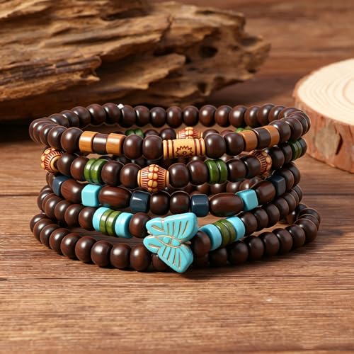 Gothic Bracelet Adjustable Punk Braided Leather Multilayer Grunge Set Bracelets Emo Metal Cuff Wrap Bangles Meaningful Gift - color: J-BZ-40