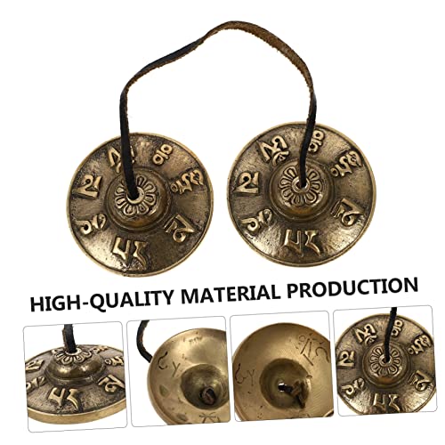 1Pc Handmade Copper Cymbal Bell for Meditation Yoga and Spiritual Practice Premium Quality Tingsha Bells for Mindfulness and Sound Healing for Loved Ones