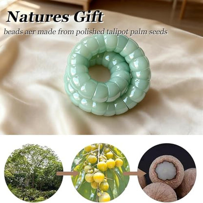 72ore Bodhi Bracelet Fidget Bracelet for Women Natural Bodhi Seed Bracelets Stretch Protection Healing Jewelry Anxiety Relief Items - color: A12:bodhi bracelet