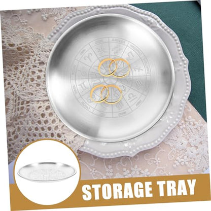 Elegant Altar Tray Decorative Candle Holder for Ceremony Home Decor Storage Plate Classical Design Housewarming Altars