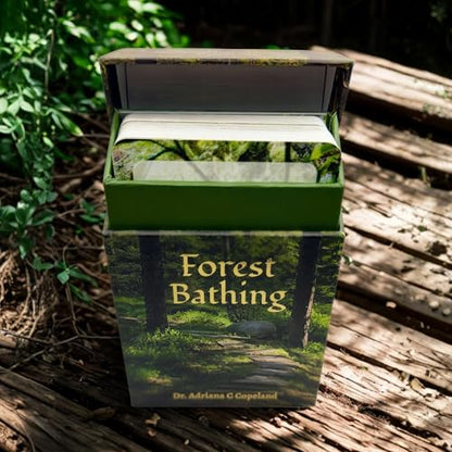 Forest Bathing Self-Guided Nature Immersion Cards | 53 Practices for Stress Relief, Relaxation & Well-Being – A Mindful Nature Gift | by Dr. Adriana Copeland