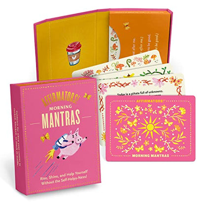 Affirmators! Mantras Morning Day Affirmation Cards Deck: 30 Cards