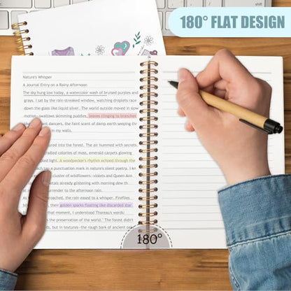 WUCHJ Dentist Gifts Notebook, Dental Hygienist Assistant Gifts Journal, Dental Doodle Spiral Notebook Journal for Note Taking, Dentist Office Supplies, 5.5x8.3 Inch - color: dentisit