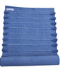 Jaipur Art & Rugs Cotton Yoga Rug - Eco-Friendly Hand-Woven Thick Mat (24”x72”x5mm) for Everyday Fitness at Home - Comfortable & Extra-Long - color: Light Blue