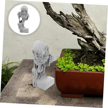 1pc Classic Garden Buddha Statue Zen Decor Meditation Sculpture Home Decor Ornaments