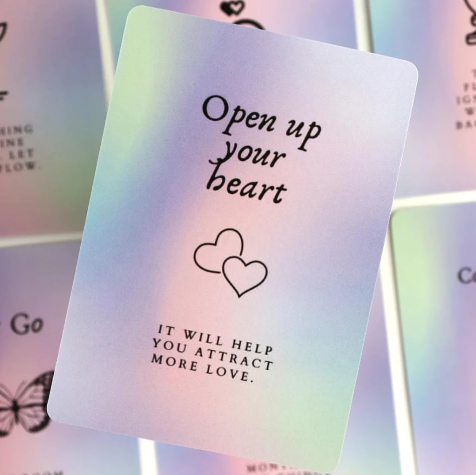 41 Insight Message Cards Deck – Daily Clarity & Reflection Cards, Compact 10.4 × 7.3 cm, English Version