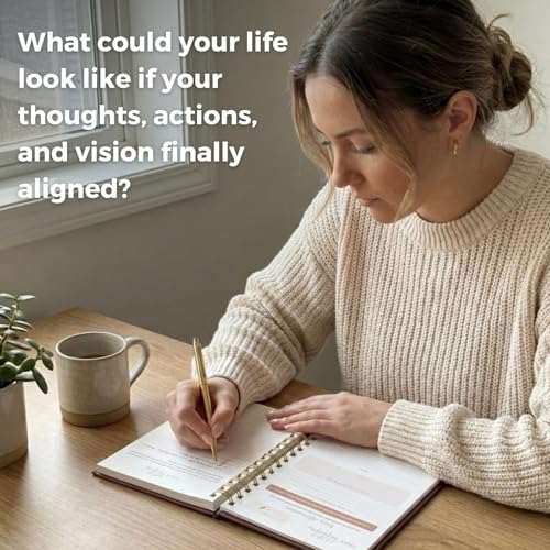 Manifestation Journal for Women | Guided 369 Method & Undated 90-Day Planner for Intentional Goal Setting - Pink - color: Pink