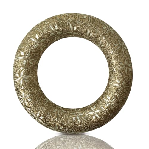 Singing Bowl Cushion 8 Inch for Tibetan Singing Bowls, Handmade Silk Brocade Round Cushion Pillow for Sound Healing and Crystal Sound Bowls Accessories(8 Inch,Brown) - color: Brown, size: 8 Inch