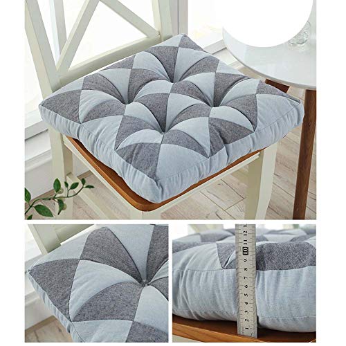 FANCY PUMPKIN Comfortable Cotton Square Chair Cushion Thicken Seat Cushion Floor Pillow, E - color: Multicolor