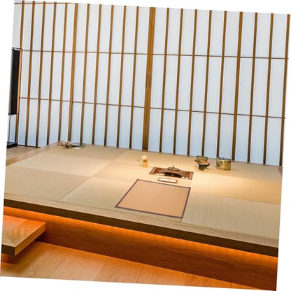 Woven Meditation Cushion Thick Tatami Floor Mat Cooling Seat Pad for Yoga Living Room Bedroom Office Use