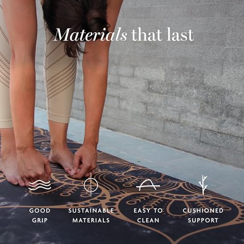 Shakti Warrior TPE Yoga Mat - Artist Designed, Premium eco friendly mats, Non Slip, Non toxic, Great For Regular & Hot Yoga, Pilates and Workouts (72 inch x 24 inch x 6mm thick) - color: Sahasrara
