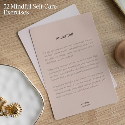 Self-Care and Affirmations Deck - 52 Affirmations and 52 Self Care Exercises