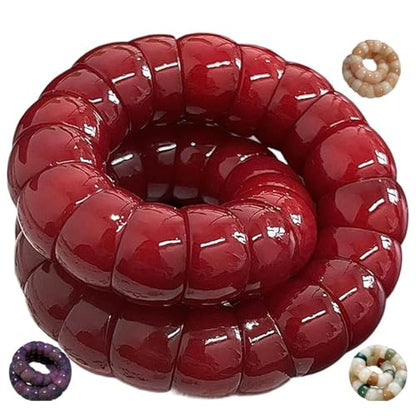 Natural Bodhi Seeds Beaded Bracelets,use forBracelet for Anxiety Relief,Protective Healing Anti-Stress Bracelet,Suitable for women and men,with gift box - color: 006