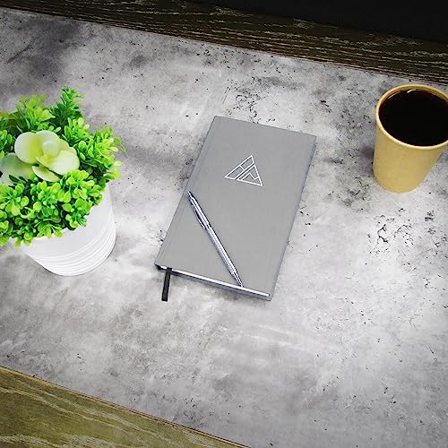 Self-Mastery Journal for Men - Daily Productivity Journal for Happiness, Gratitude Journal, Mindfulness, Self Care & Reflection – Goal Journal, Guided Journal for Men & Women – Inspirational Journal - color: Gray