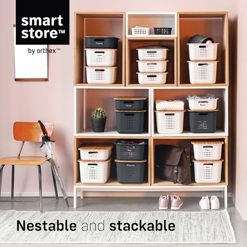 SmartStore - Bamboo Lid for Basket Recycled Storage Box - style: Bamboo Lid