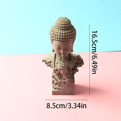 1PC Zen-Inspired Buddha Statue, Modern Silent Design for Home Decor, Yoga Spaces, Meditation Areas & Outdoor Gardens