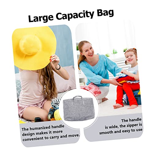 Cabilock Capacity Outdoor Travel Storage Bag Versatile Handbag for Fitness Luggage for Blankets Quilts and More Easy to Clean with Smooth Zipper