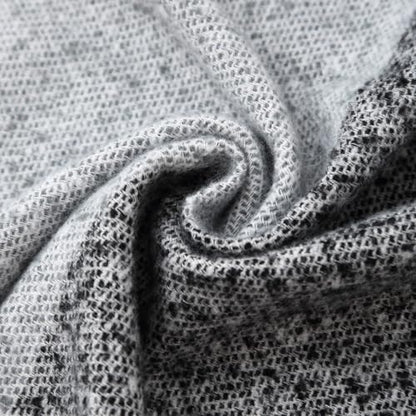 Women Shawl Wrap Poncho Cape Cardigan Open Front Coat Warm Scarf for Spring Fall Winter Cold Weather Days - color: Light Grey