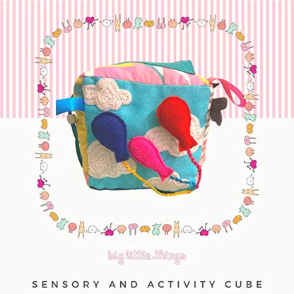 Andreu Toys 16112 10 Sensory Sound Cubes Wooden Puzzles, Multicoloured