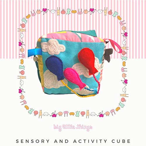 Andreu Toys 16112 10 Sensory Sound Cubes Wooden Puzzles, Multicoloured