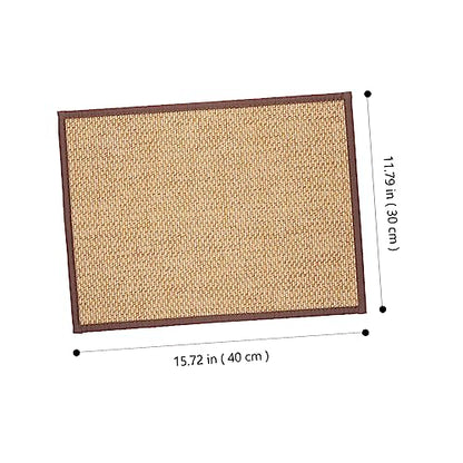 BESTOYARD 2pcs Japanese Style Meditation Cushion Woven Sitting Pad Zen Floor Mat Home