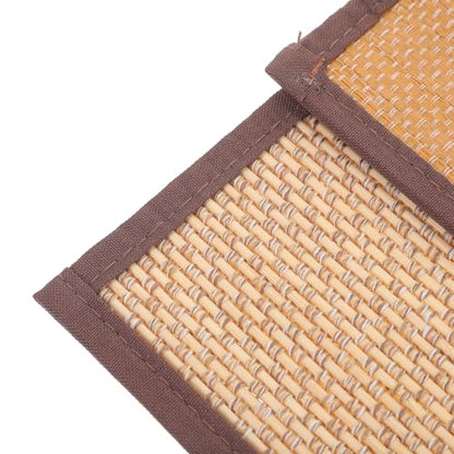 Beavorty Woven Seat Cushion 15.74X11.81X0.19In Bamboo Meditation Floor Cushion Summer Cooling for Home Office Yoga Seating - color: As Shown 2