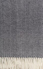 Alashan Cotton Acrylic Adirondack Herringbone Woven Throw - Onyx Blanket - Lightweight Throw Blanket - color: Onyx