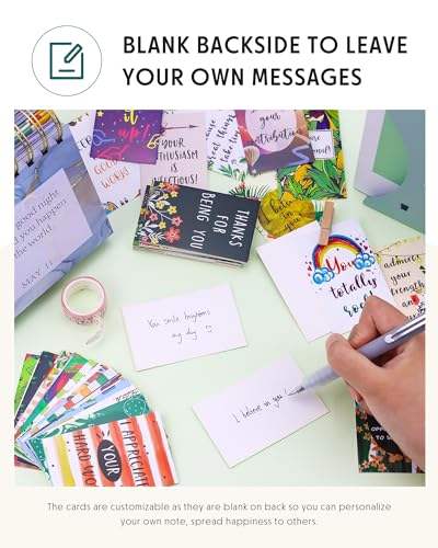 72 Pieces Unique Affirmation Cards, Motivational Daily Funny Cards with Encouragement Quotes, Teacher Kids Student Picnics Party Mini Notes Postcards