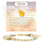Farfume Beaded Bracelets for Women, Chakra Crystal 4mm Beads Gemstone Natural Stone Bead Spiritual Jewelry Gifts for Women - color: Yellow Citrine-Positivity