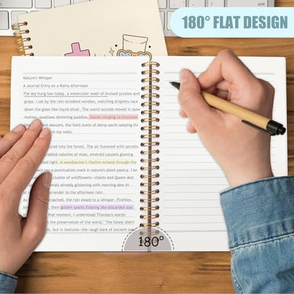 WUCHJ Dental Gifts Notebook,Yellow Dental Hygienist Assistant Journal, Retro Pink Floral Tooth Spiral Notebook Journal for Note Taking, Dentist Office Supplies, 5.5x8.3 Inch - color: yellow tooth heart