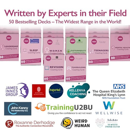 MBM 80 Mental Health Coaching Cards – Anxiety Relief, Emotional Support & Self-Care Prompts | Flash Cards for Coaches, Therapists & Mental Wellness Gifts