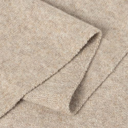 RIIQIICHY Shawl Wrap Women Pashmina Triangle Cape Knit Sweater Scarf for Fall Winter Fashion Accessory - color: Taupe Beige