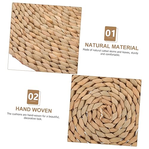 Elegant Meditation Pillow Yoga Seating Mat Handmade Craftsmanship Woven Floor Cushion for Home