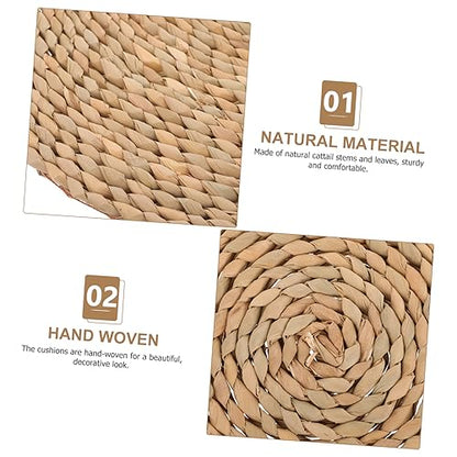 Elegant Meditation Pillow Yoga Seating Mat Handmade Craftsmanship Woven Floor Cushion for Home