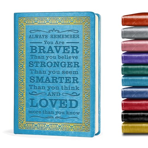 Journal for Women - Inspirational Writing Journal with Prompts, Gratitude & Self Love Notebook for Daily Reflection, Mindful Diary for Ladies, Graduation Gift for Women, Mom, Friends (Light Blue) - color: Light Blue