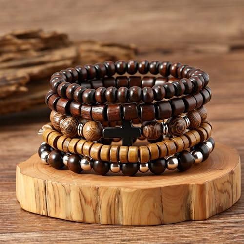 Gothic Bracelet Adjustable Punk Braided Leather Multilayer Grunge Set Bracelets Emo Metal Cuff Wrap Bangles Meaningful Gift - color: J-BZ-33