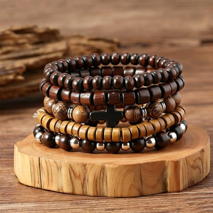 Gothic Bracelet Adjustable Punk Braided Leather Multilayer Grunge Set Bracelets Emo Metal Cuff Wrap Bangles Meaningful Gift - color: J-BZ-33