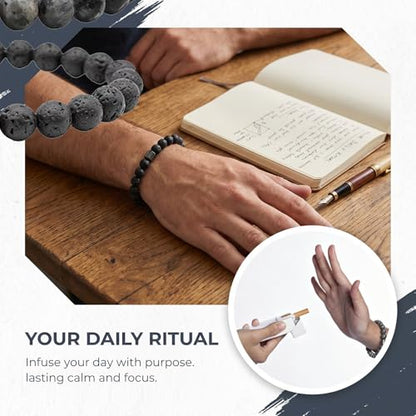 Smoking Cessation Bracelet,Smoking Cessation Bracelet for Women Men,Helps Relief Anxiety Frustration Irritability,Bracelets Anxiety Stress Relief Gifts
