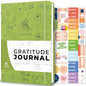 Clever Fox Gratitude Journal – Happiness, Positivity & Affirmation Daily Journal – Inspirational Daily Notebook – 3 Months, A5 (Spring Green) - color: Spring Green, size: A5 (5.8″ x 8.3″)