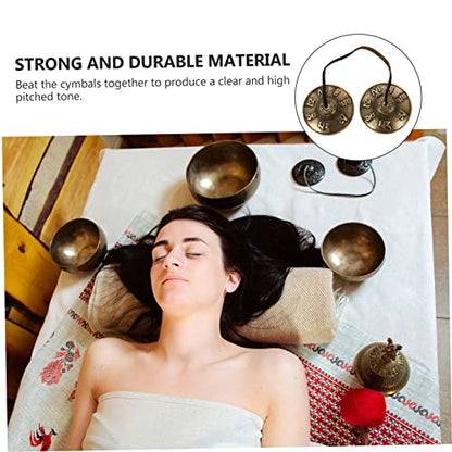 1Pc Handmade Copper Cymbal Bell for Meditation Yoga and Spiritual Practice Premium Quality Tingsha Bells for Mindfulness and Sound Healing for Loved Ones