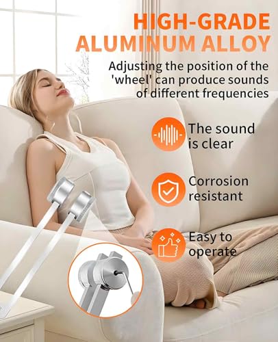 128/256Hz Weighted Tuning Fork for Healing Set, Tone Therapy Healing Instrument with Reflex Hammer for Meditation Relaxation Stress Relief
